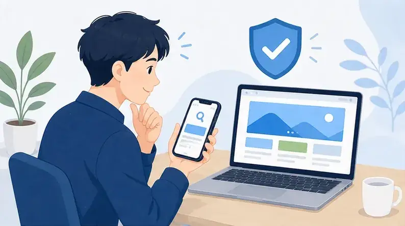 ホームページを確認して会社への信頼を深める利用者